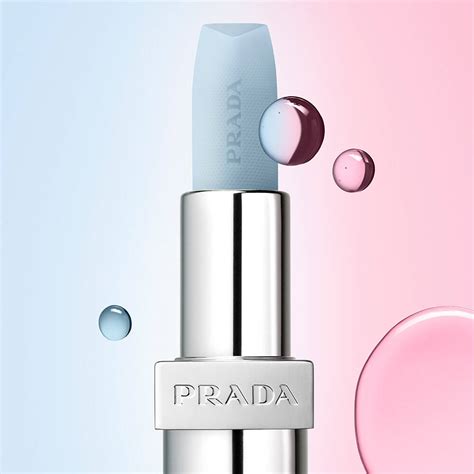 prada beauty blue lip balm|Prada balm astral pink.